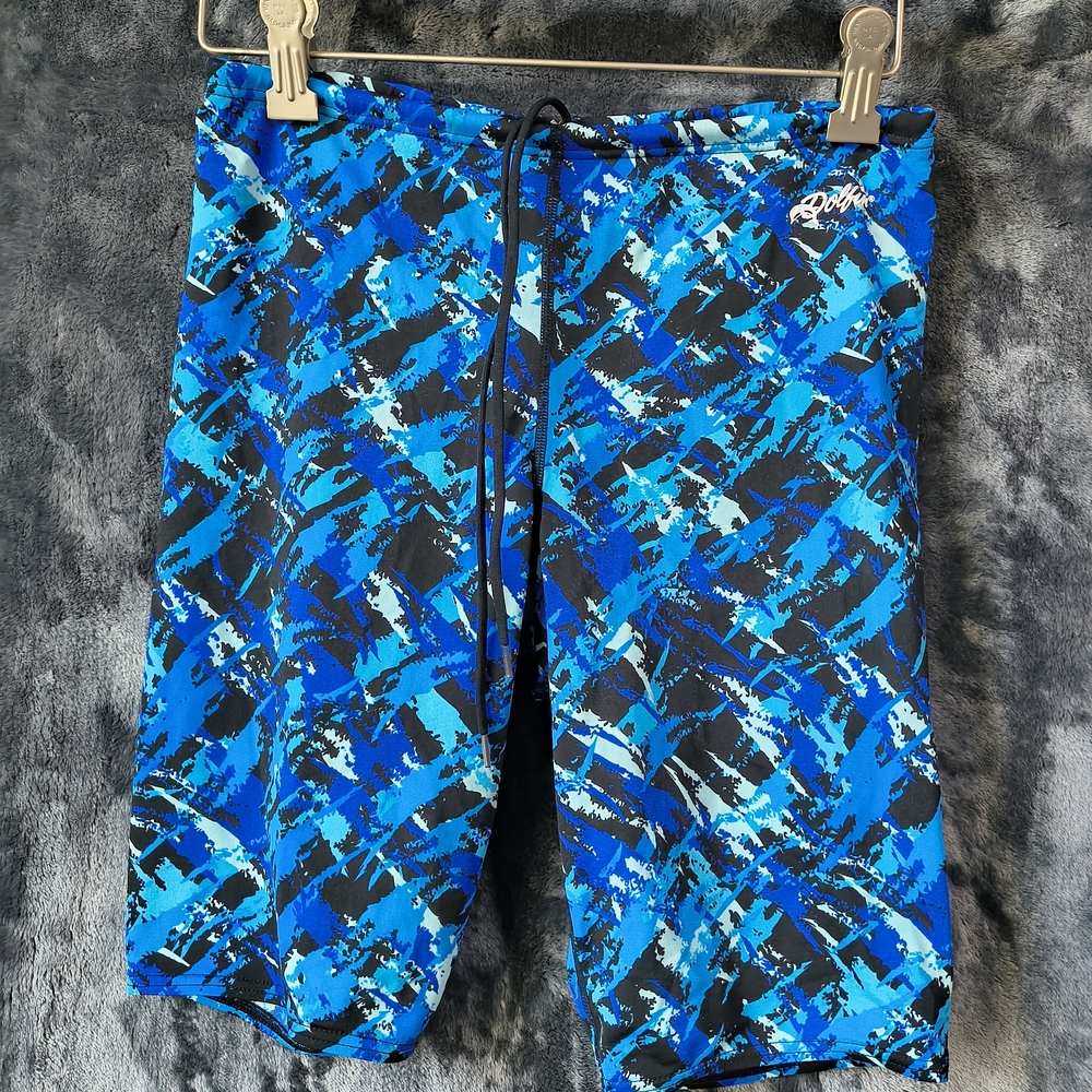 Dolfin Vibrant Blue and Black Swim Shorts